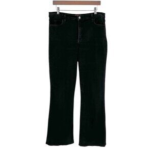 NYDJ Womens Bootcut Jeans Size 14 Black/Blue Dark Wash High Rise Classic USA